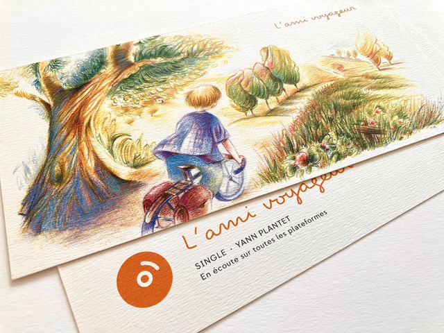 Single "L'ami voyageur" - Carte + Tirage