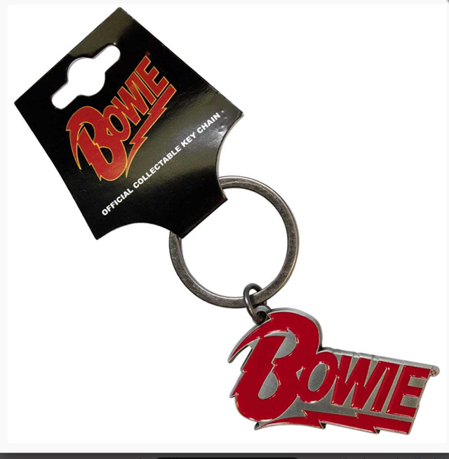 DAVID BOWIE KEYCHAIN: LOGO 2
