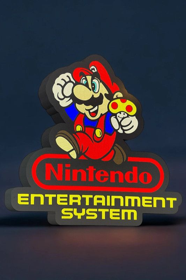 Lampe LED Nintendo – Mario NES & Champignon