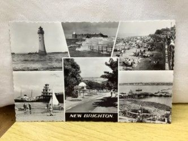 New Brighton, Multiview Postcard, Cheshire, vintage Bamforth & Co. Ltd postcard. Our Ref No R396 £2.25