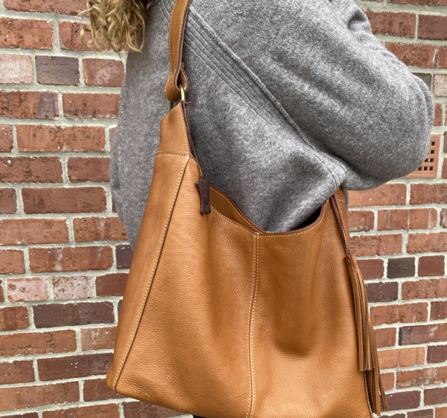 Tan ‘Celine’ soft leather large bag 