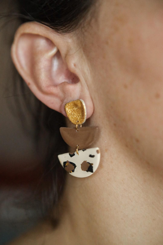 Boucles d'oreilles Collection Léopard 