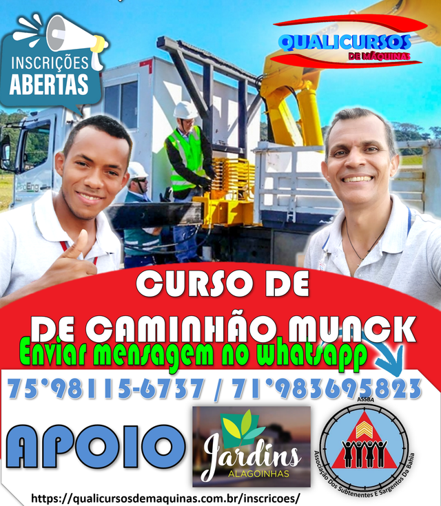 Inscrição Caminhão Munck (Guindauto)