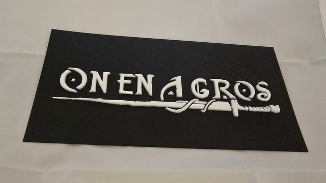 Panneau on en a gros (petit)