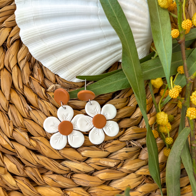 Pendientes Margarita redonda Terra