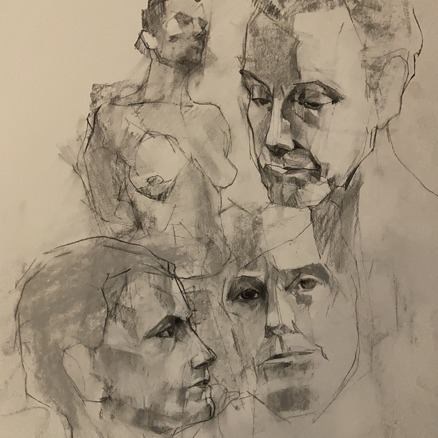 Wednesday Charcoal and Oils class