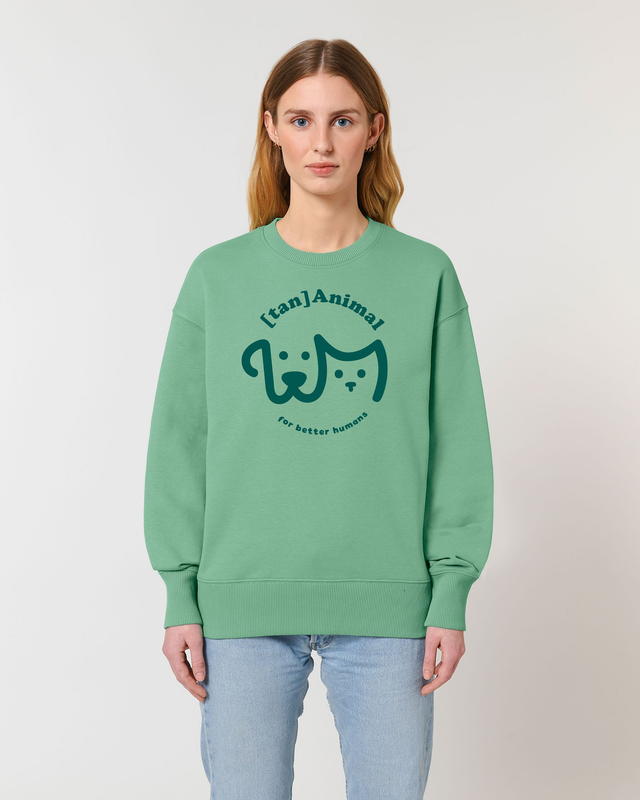 Sudadera Premium Tan Animal Menta