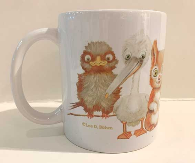Keramiktasse / Ceramic mug "Happy Animals"