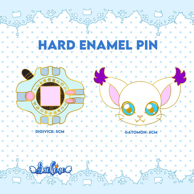 Digivice / Gatomon Hard Enamel Pin
