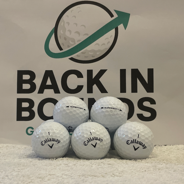 Callaway Super Soft A grade White x 10 