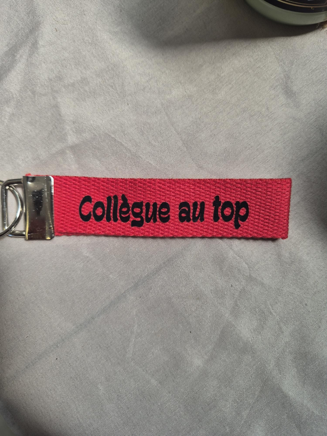 Porte clef " collègue au top"