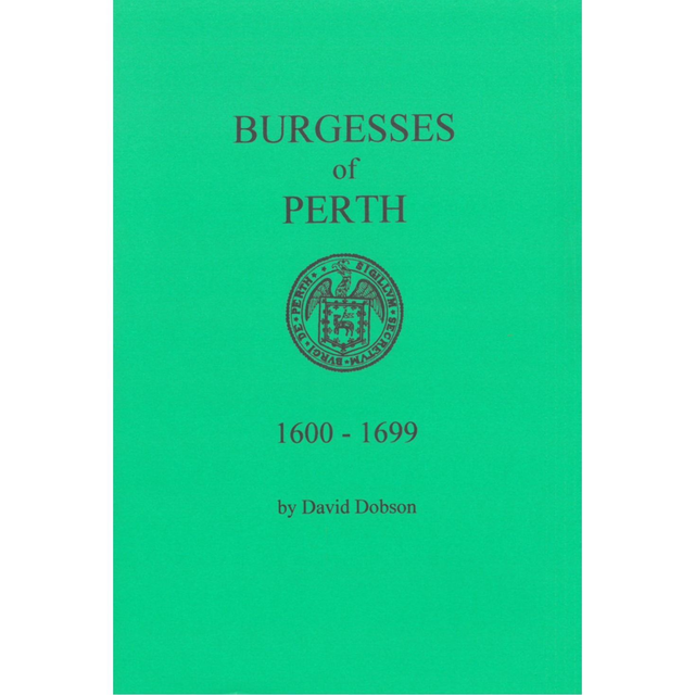 Burgesses of Perth 1600-1699