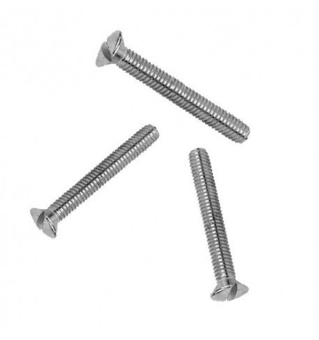 Zinc Electrical Screws x 4