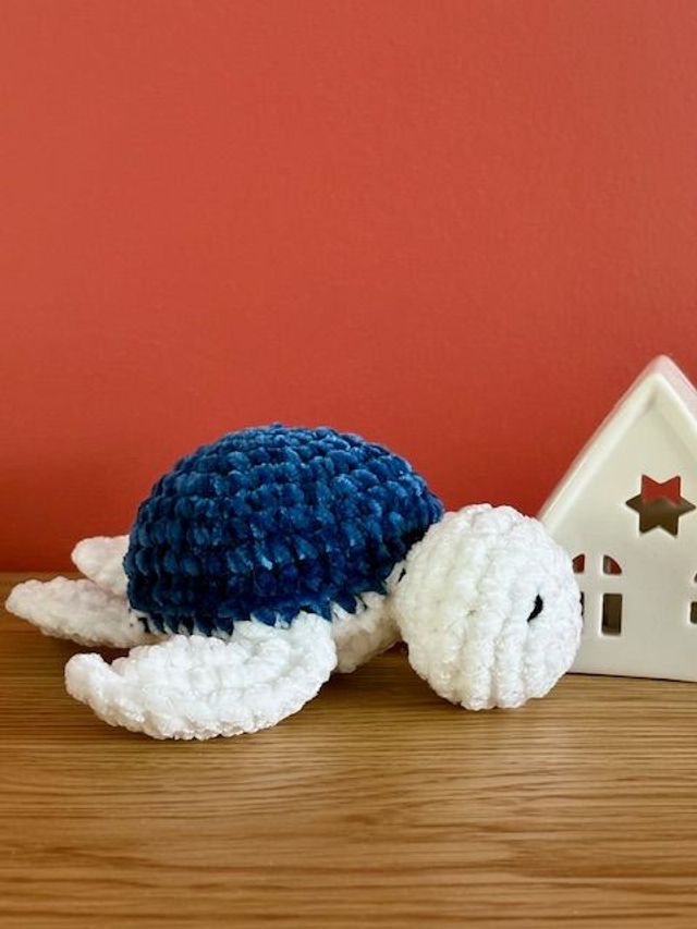 Lulu - peluche tortue au crochet