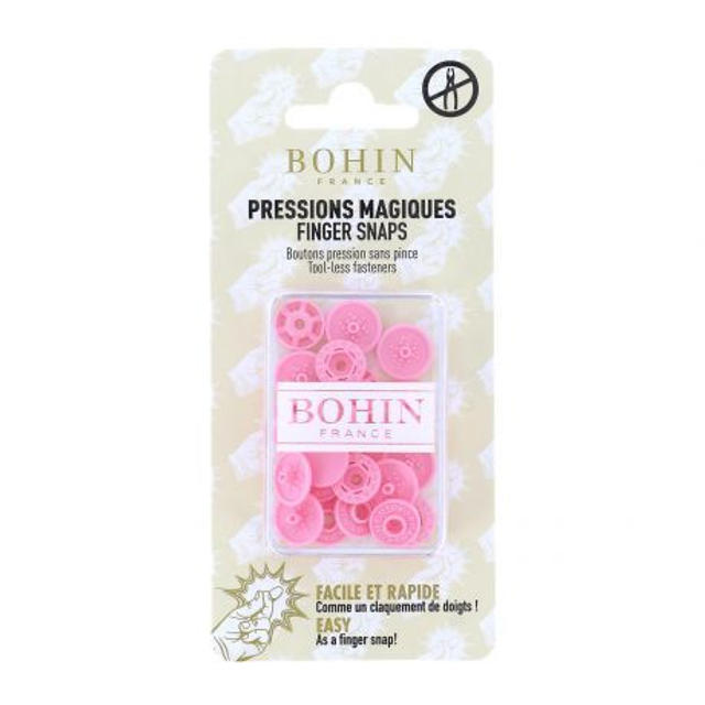 Pressions magiques BOHIN Rose 13mm