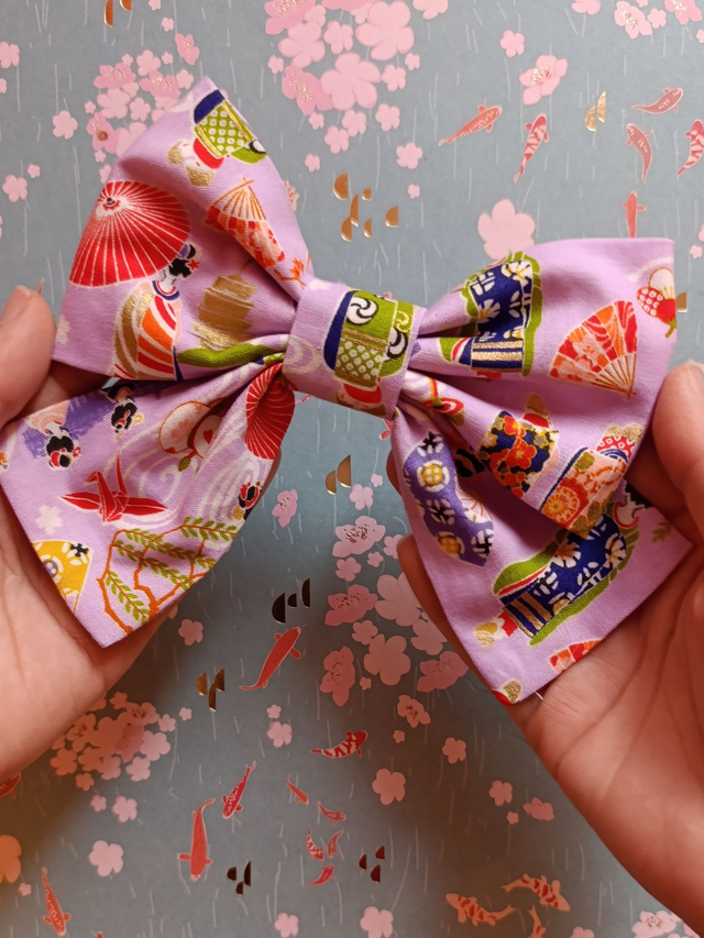 Schleife "Lila Kimono"