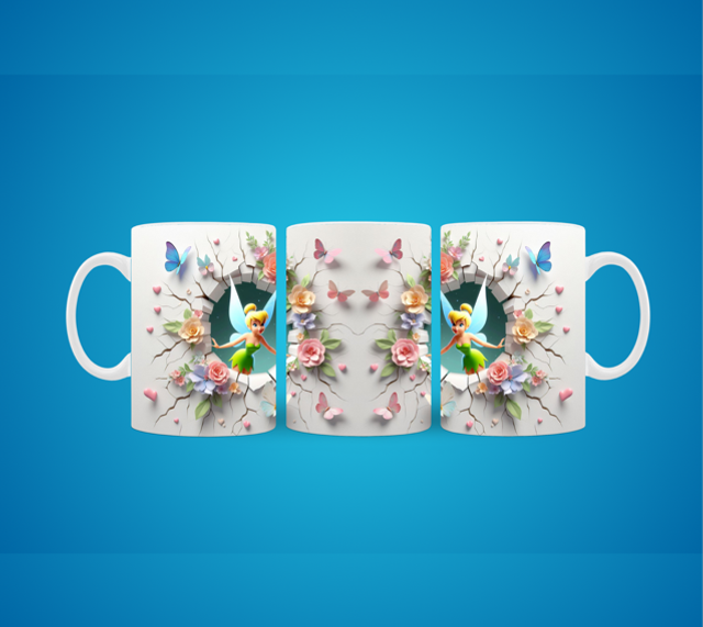 3-D looking mug