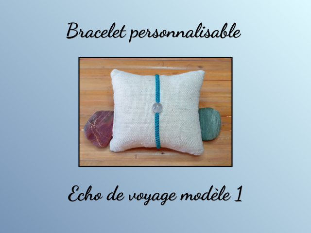 Bracelets macramé Echo de Voyage modèle 1
