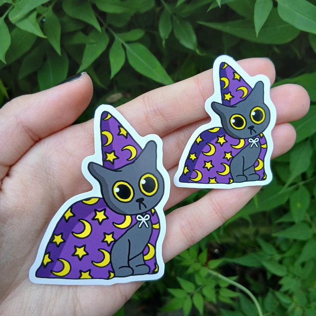 Wizard Cat Sticker