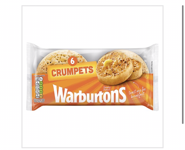 Warburtons 6 Crumpets