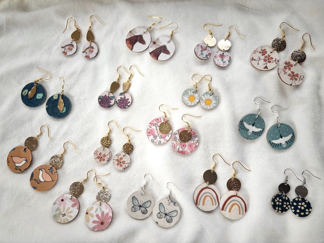 Boucles d'oreilles adulte
