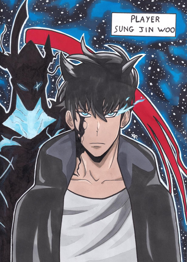 Print Solo Levening - Sung Jin Woo