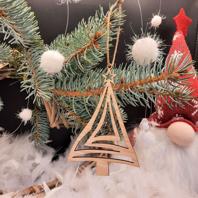 Boule de Noël en Frêne massif - Modèle 22