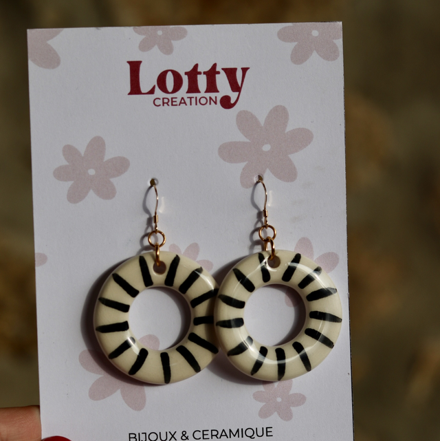 Boucles d’oreilles donuts - ancienne collection