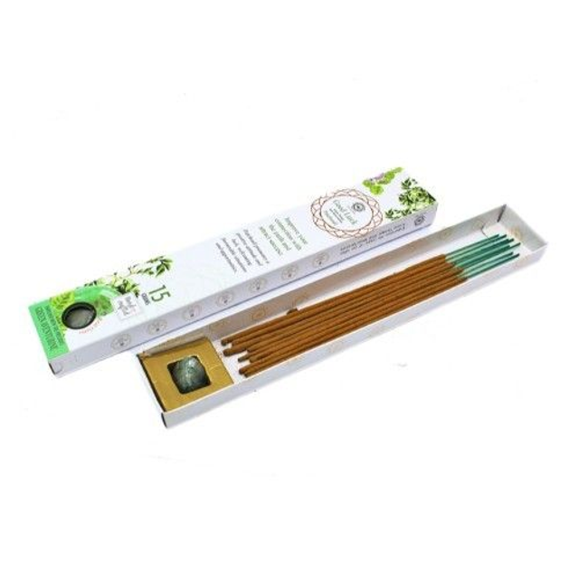 Edelstein-Räucherstäbchen für heilende Energie,grüner Aventurin