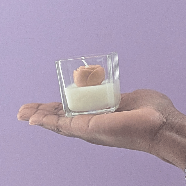 Bougie en verre – Vanille