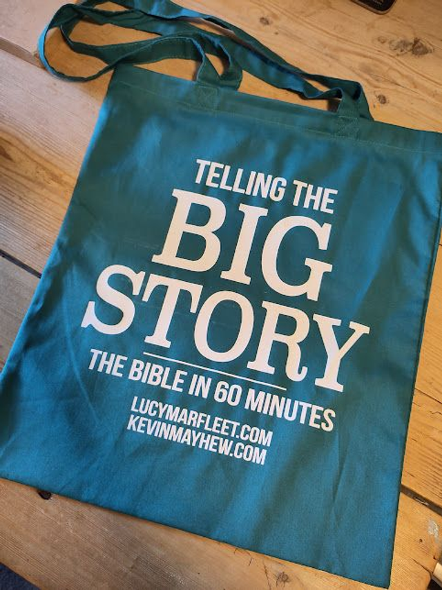 Tote bag - Telling the Big Story (limited run - only available through author)