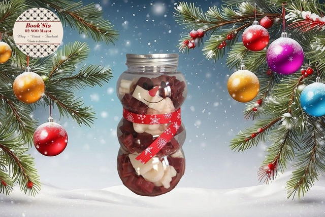 Pots Bonhomme de neige