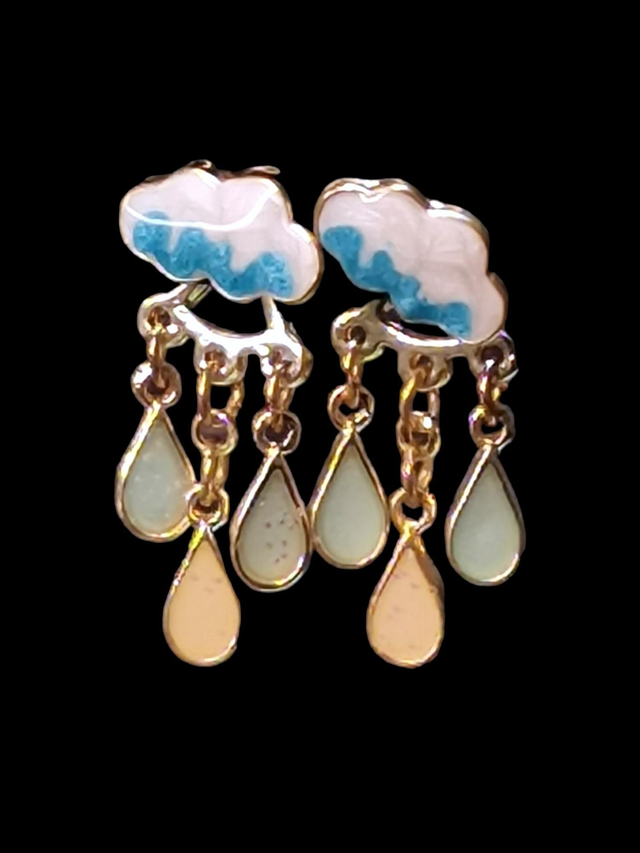 Boucles d&#039;oreilles nuage
