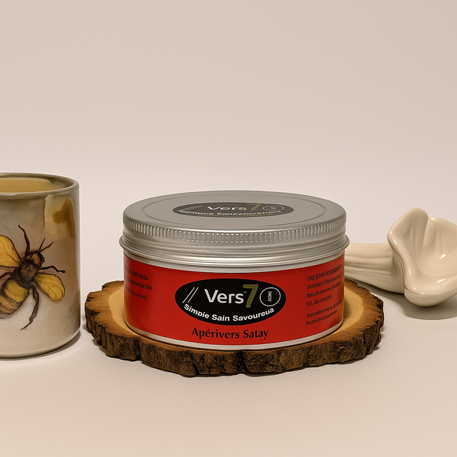 Mia Nirleem Vers de farine au Satay - Boite métal / poids net : 25 g