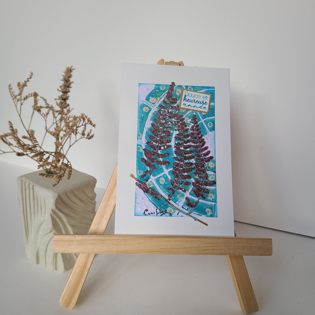 Carte Douce et Heureuse Année