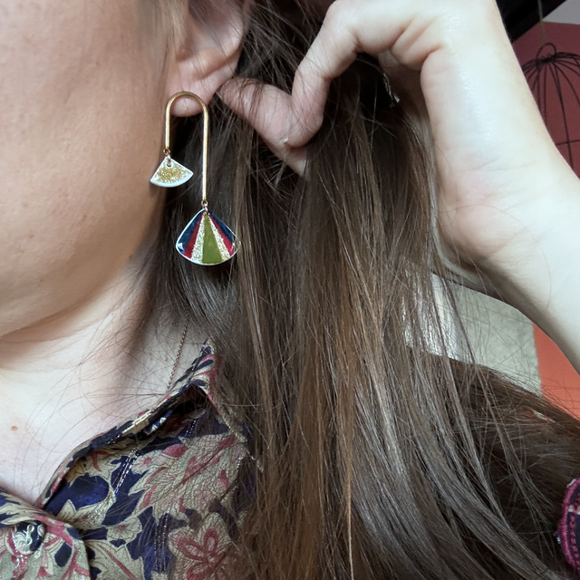 Boucles d’oreilles Équilibre géométrique 