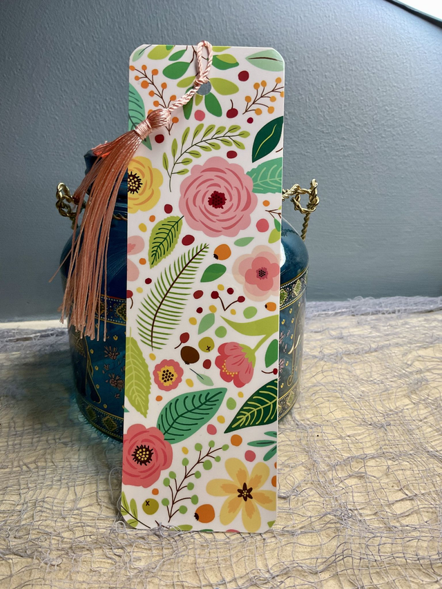 Handmade laminated bookmarks. Beautiful gift for book lovers. 