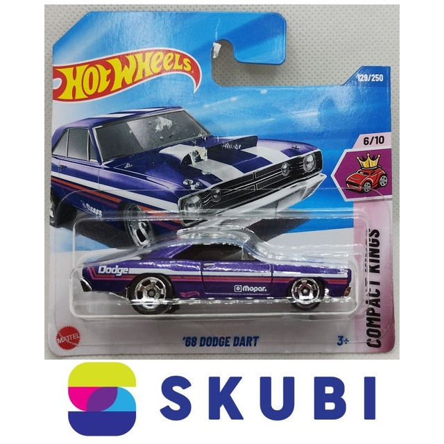 1968 Dodge Dart - Hot Wheels 129/250 - Compact Kings 6/10