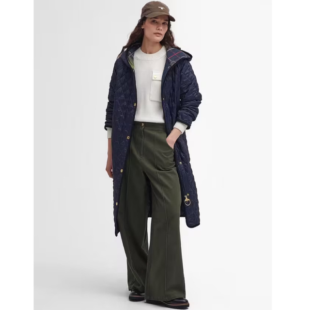 Barbour Harmby Quilt Navy Classic 