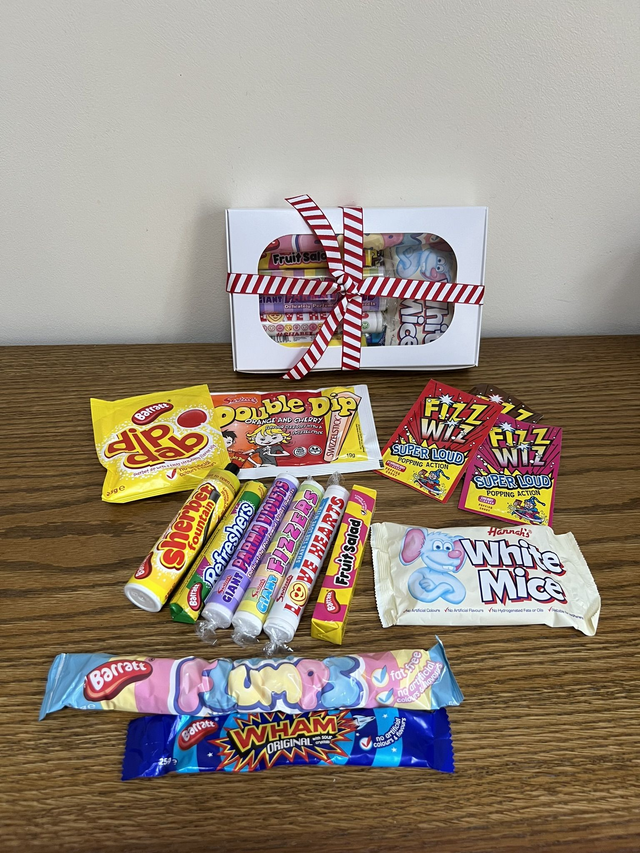 Retro Sweet Tuck Shop Hamper Box