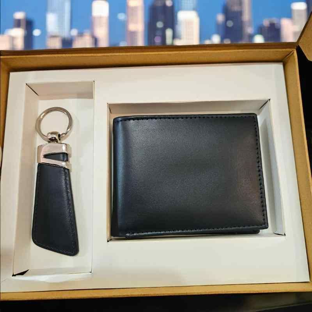 Men’s Valentine’s Luxury Wallet & Key Holder Gift Set