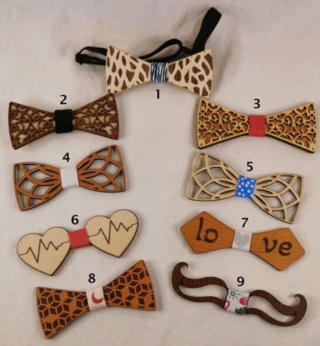 Nœud Papillon en bois