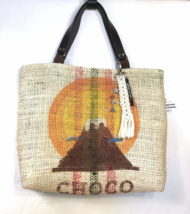 Sac cabas en toile de sisal MM &quot;Choco&quot; Colombie