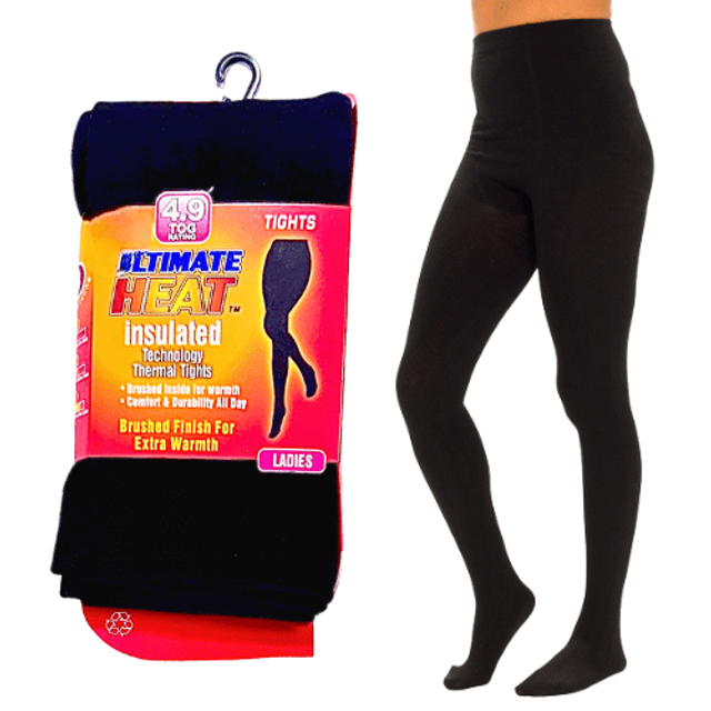  Ladies Ultimate Heat Insulated Thermal Tights 4.9 Tog Rating