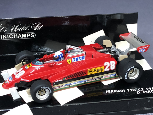 Ferrari 126 C2 D.  Pironi 1982 Minichamps 1:43 Formel 1 1:43
