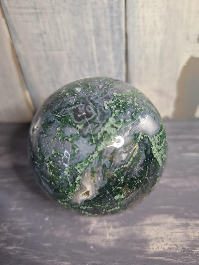 Moss Agate Sphere #2
