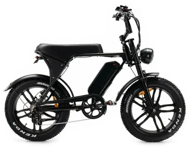 OUXI C80 Fatbike - Zwart