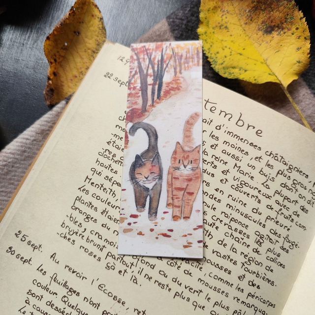 Copains d&#039;automne - marque page 