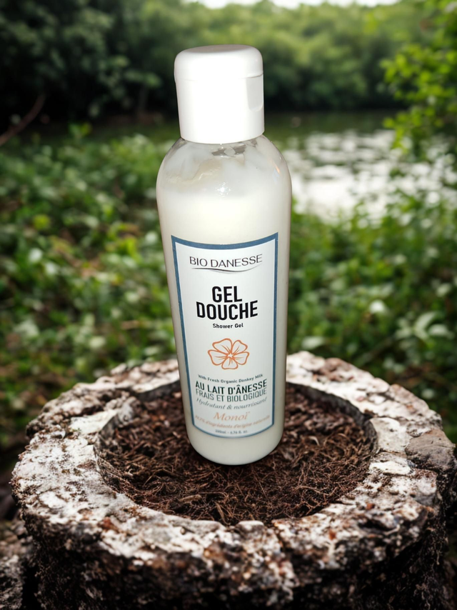 Gel douche au lait d'ânesse Monoi