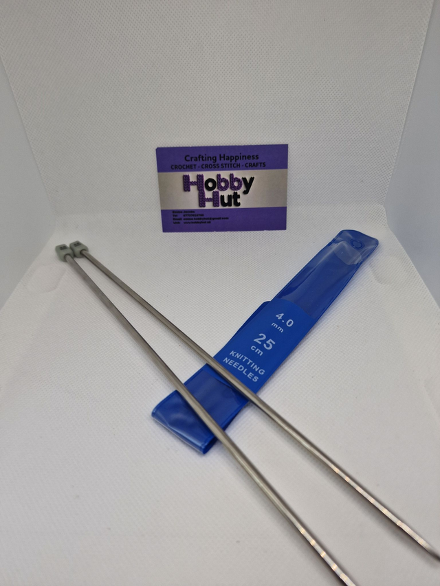 Knitting Needles Size 4.0mm 25cm long